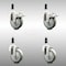 Service Caster 4 Inch 316SS Gray Poly Swivel 3/4 Inch Expanding Stem Caster Lock Brake, 2PK SCC-SS316TTLEX20S414-PPUB-2-S-2-34 - alternate 5
